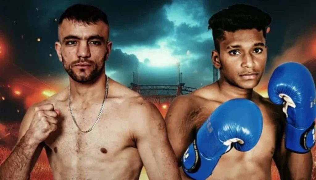 Usman Wazeer defeats Indian boxer