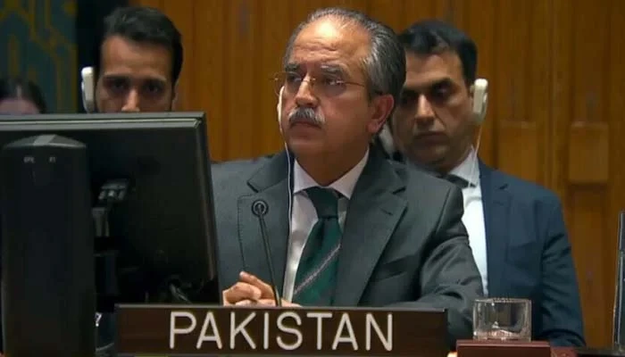 پاکستانی مندوب عاصم افتخار نے سلامتی کونسل کے اجلاس میں افغانستان سے دہشت گردی کے خطرے سے آگاہ کردیا