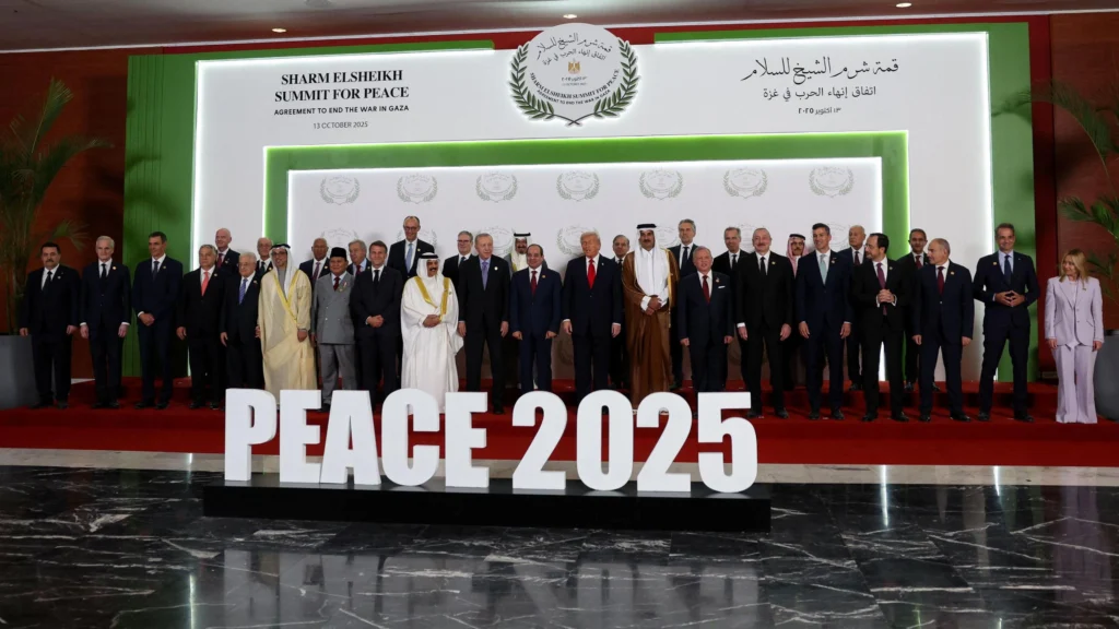 مصر کے شہر شرم الشیخ میں تاریخی غزہ امن معاہدے پر دستخط کر دیے گئے