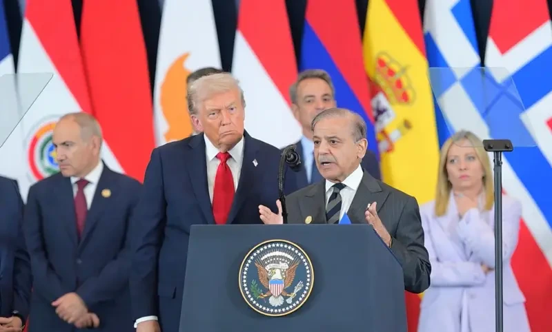 وزیراعظم شہباز شریف نے غزہ امن سربراہی اجلاس میں فلسطینی عوام کے حق خود ارادیت اور جنگ بندی کے لیے پاکستان کا مؤقف واضح کیا