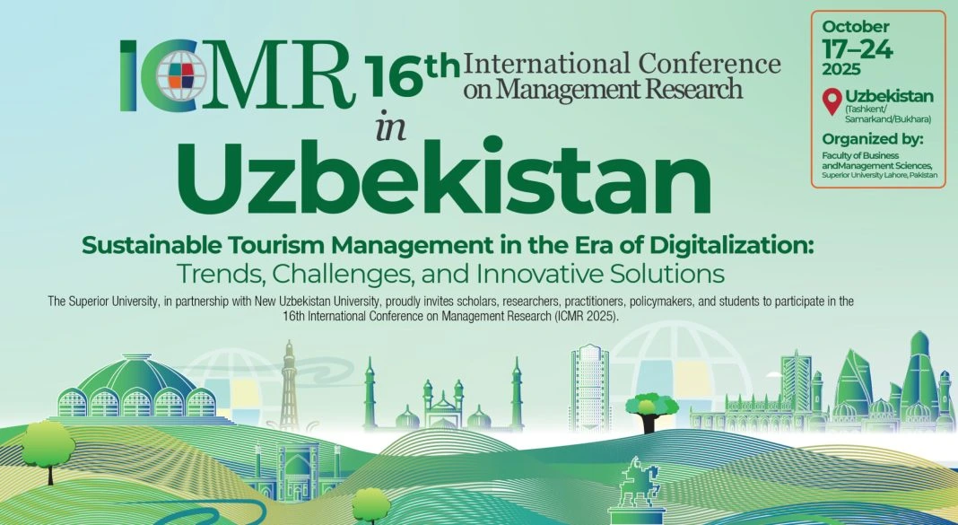نیو ازبکستان یونیورسٹی میں 16ویں انٹرنیشنل کانفرنس آن مینجمنٹ ریسرچ کا انعقاد