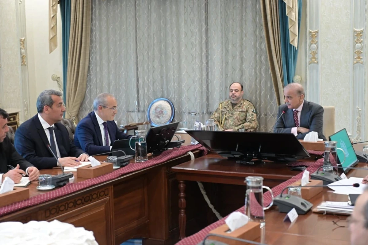 وزیرِاعظم شہباز شریف کی آذربائیجان کے وزیر اقتصادیات میکائیل جباروف سے دورانِ ملاقات دوطرفہ تجارت، سرمایہ کاری، دفاع، معدنیات، سیاحت اور آئی ٹی سمیت مختلف شعبوں میں تعاون بڑھانے پر اتفاق کیا گیا