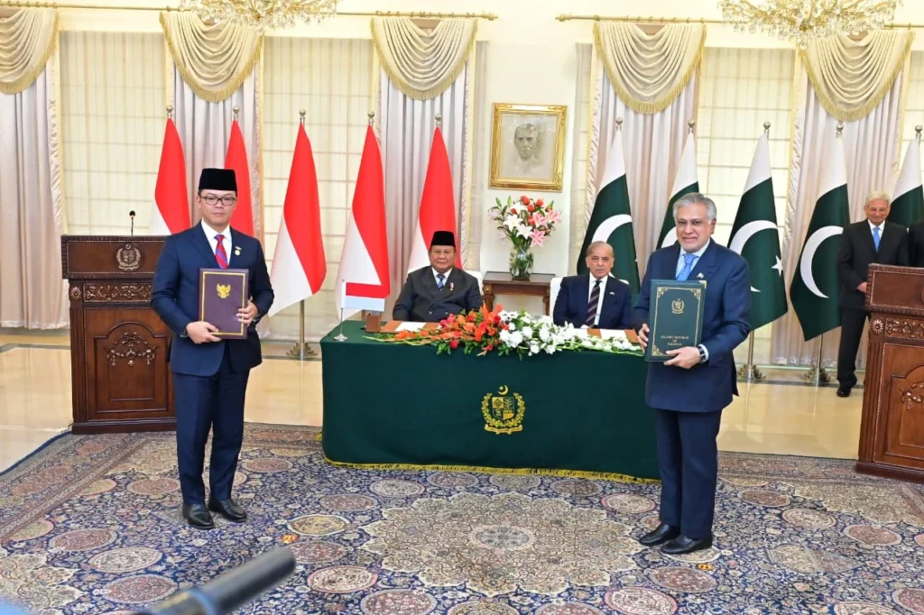 صدر پرابوو کا تاریخی دورہ: پاکستان اور انڈونیشیا کے درمیان تجارت، تعلیم اور صحت کے شعبوں میں اہم معاہدے