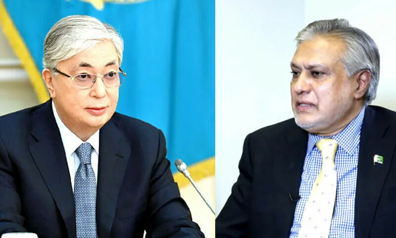 قازقستان کے صدر قاسم جومارت توکایوف دو روزہ سرکاری دورے پر پاکستان پہنچ گئے، جہاں صدر آصف علی زرداری اور وزیراعظم محمد شہباز شریف نے ان کا پرتپاک استقبال کیا