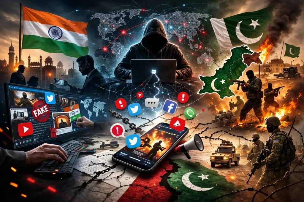 بھارت پاکستان میں سوشل میڈیا پر دہشت گردی کی تشہیر سے متعلق منظم مہم میں ملوث