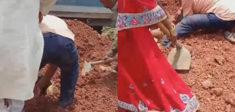 بھارتی ریاست مدھیہ پردیش کے ضلع ریوا میں انسانیت سوز واقعہ پیش آیا ہے جہاں دو نچلی ذات کی خواتین کو ٹرک سے بجری ڈال کر زندہ دفن کرنے کی کوشش کی گئی، جنہیں مقامی لوگوں نے بروقت بچا لیا