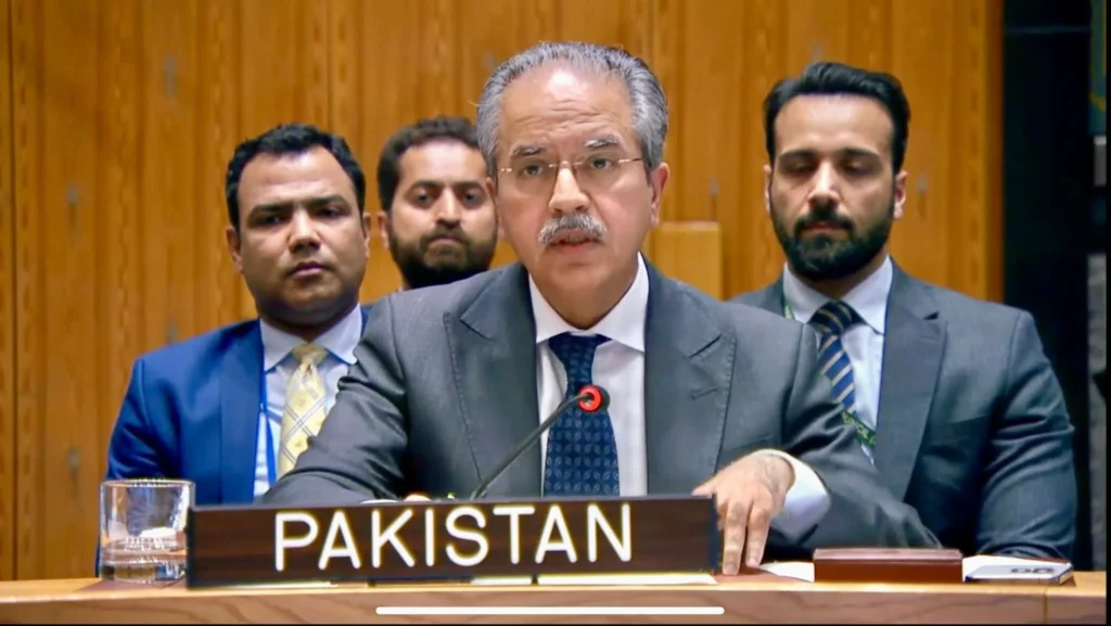 اقوامِ متحدہ میں پاکستان کے مستقل مندوب عاصم افتخار احمد کی آبنائے ہرمز کی صورتحال پر تشویش؛ برادر ممالک کی خودمختاری اور تنازعات کے پُرامن حل کے لیے پاکستان کی مکمل حمایت کا اعادہ۔