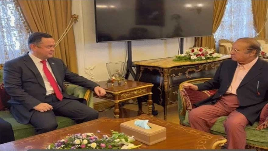 نواز شریف اور ازبک سفیر کی ملاقات