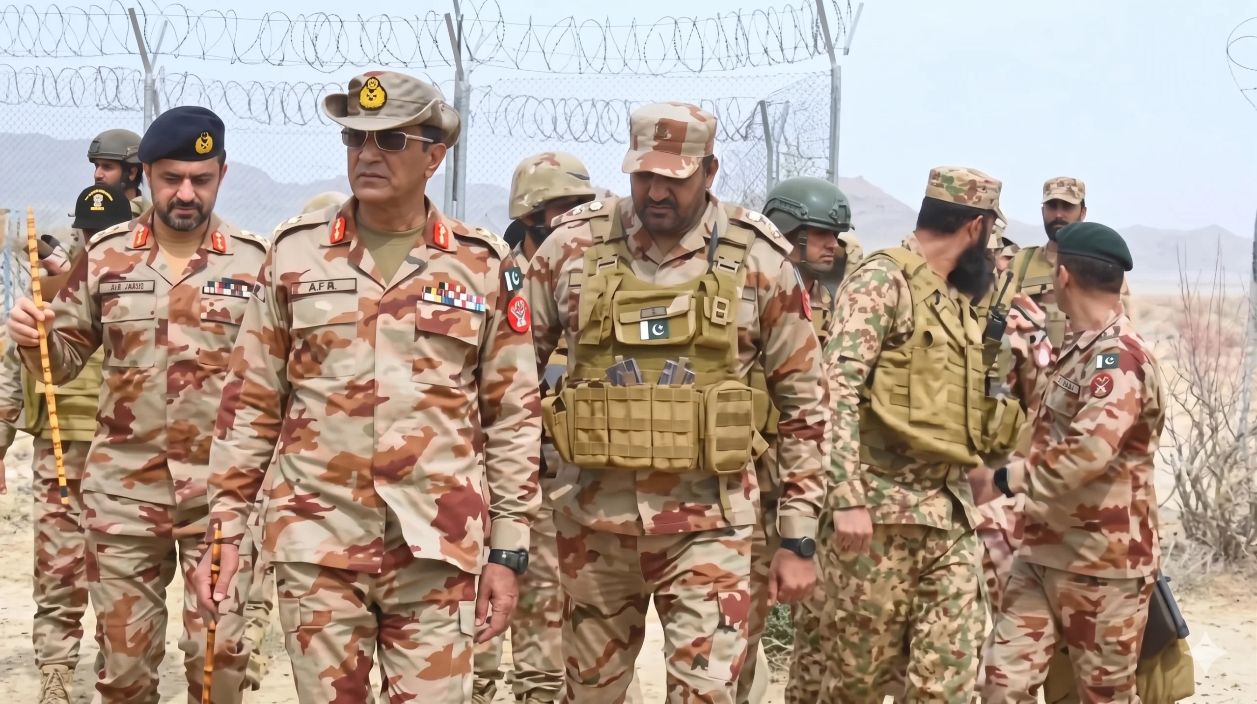 پاکستانی فورسز نے ژوب سیکٹر کے مدمقابل افغان سرحد کے اندر 32 مربع کلومیٹر پر مشتمل 'گھڈوانہ انکلیو' کا کنٹرول حاصل کر لیا، آئی جی ایف سی بلوچستان نارتھ میجر جنرل عاطف مجتبیٰ کے دورے کی فوٹیج منظر عام پر آگئی۔