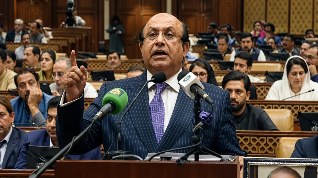 بجٹ پیش کرتے ہوئے