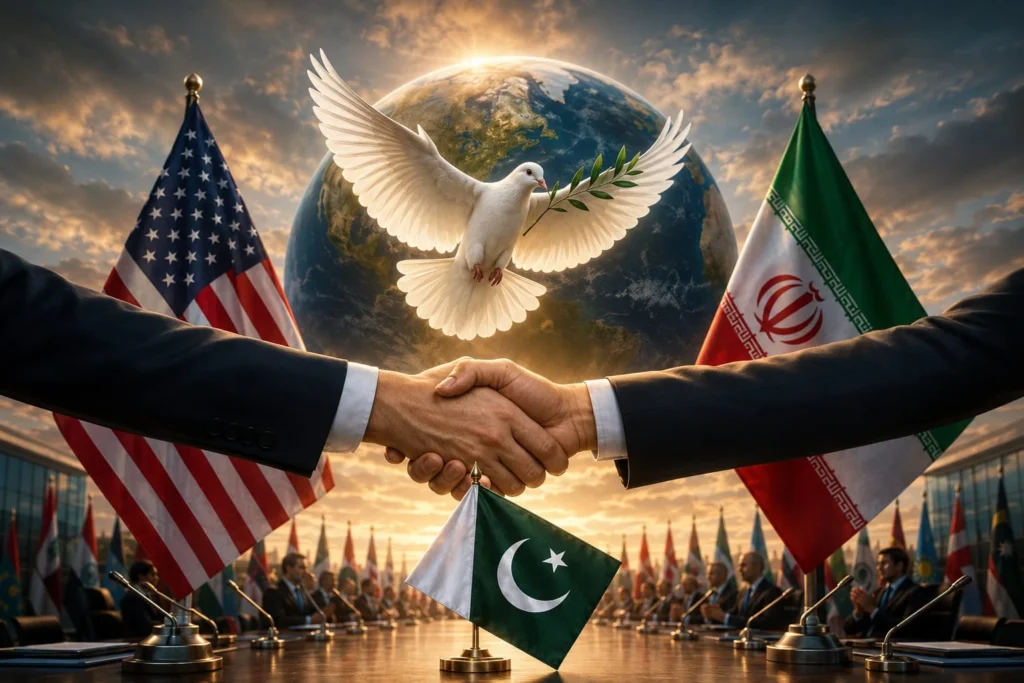 امریکہ اور ایران کے درمیان تاریخی امن معاہدے کا طے پانا اور 19 جون کو جنیوا میں پاکستانی میزبانی میں دستخطی تقریب کا انعقاد، عالمی سفارت کاری میں اسلام آباد کی بے مثال کامیابی اور خطے میں پائیدار امن کے نئے دور کا آغاز ہے۔