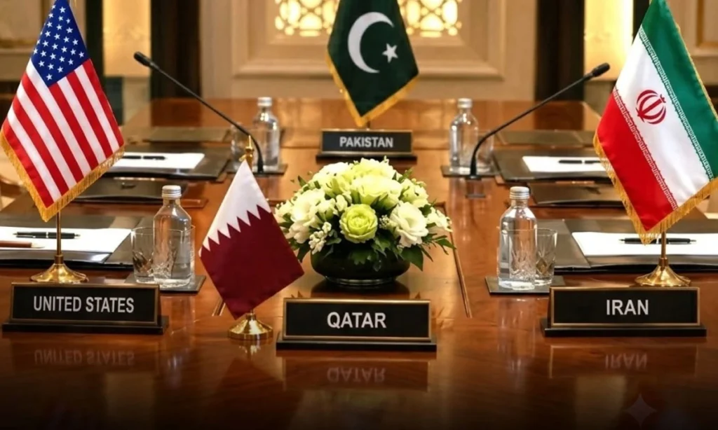 امریکہ ایران کشیدگی کے دوران مذاکرات جاری