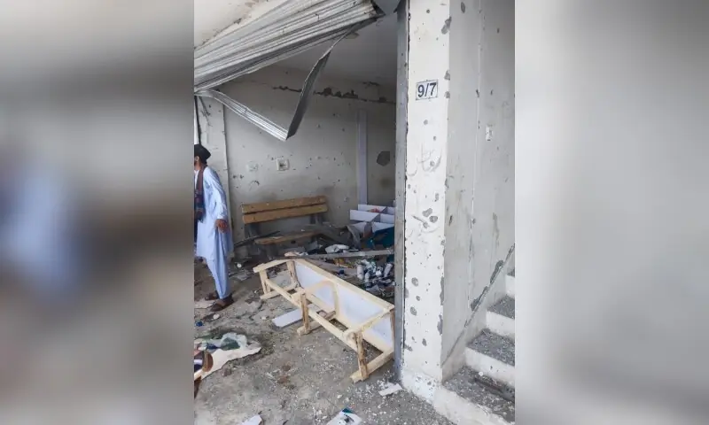 جنوبی وزیرستان کے مکین بازار میں دھماکہ
