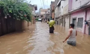 راولپنڈی، اسلام آباد میں موسلادھار بارش، نالہ لئی میں طغیانی، خطرے کے سائرن بج گئے