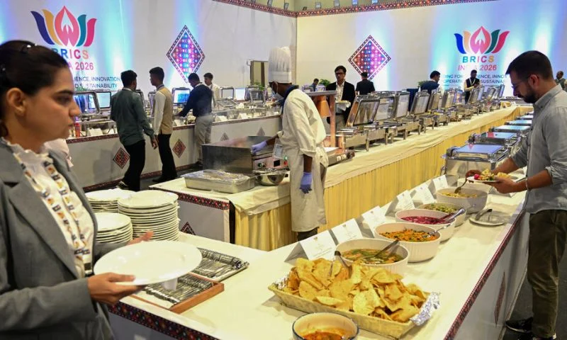 برکس اجلاس، عالمی رہنماؤں کے لیے صرف سبزی خور کھانا