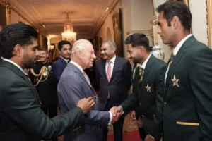 شاہ چارلس سوم سے پاکستانی کرکٹ ٹیم کی ملاقات