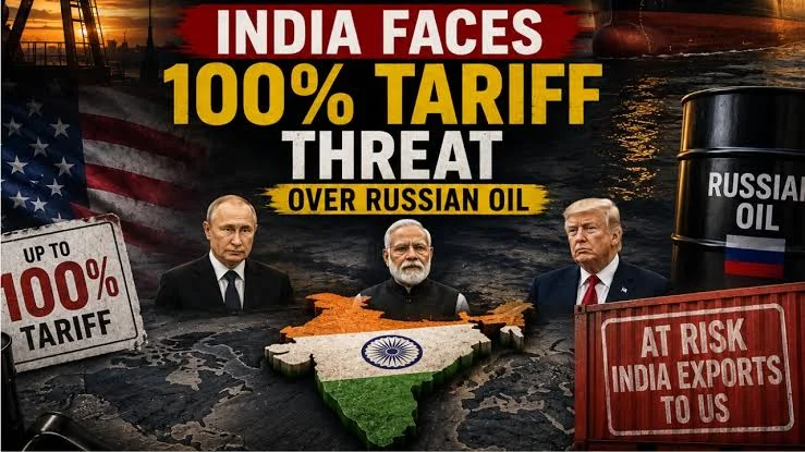 بھارت پر 100 فیصد ٹیرف کا خطرہ، امریکا میں بل آگے بڑھ گیا