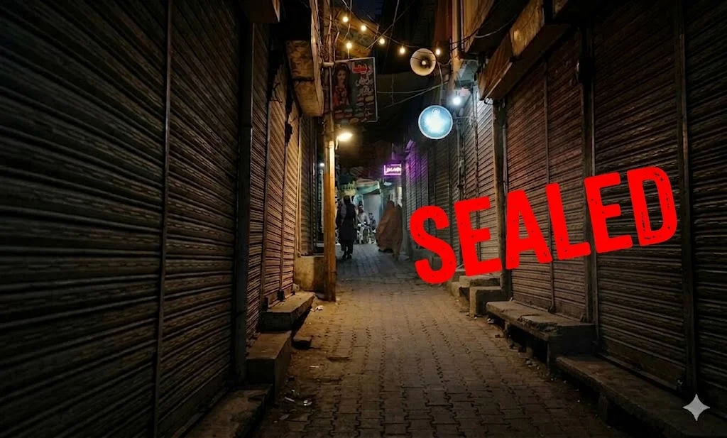 دینہ: افغان شہریوں کی دکانیں سیل، نیلامی کا فیصلہ
