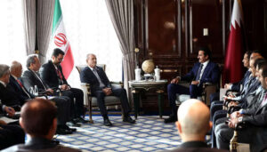 قطری ثالثوں کا وفد تہران پہنچ گیا