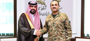 عاصم منیر سے سعودی سفیر کی ملاقات