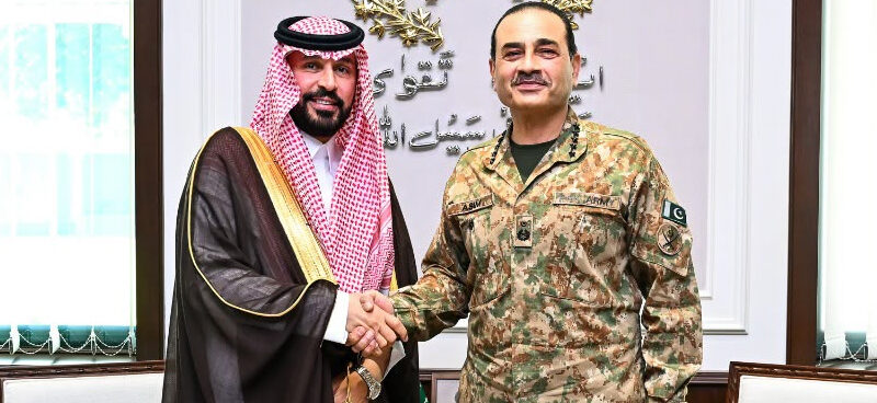 عاصم منیر سے سعودی سفیر کی ملاقات