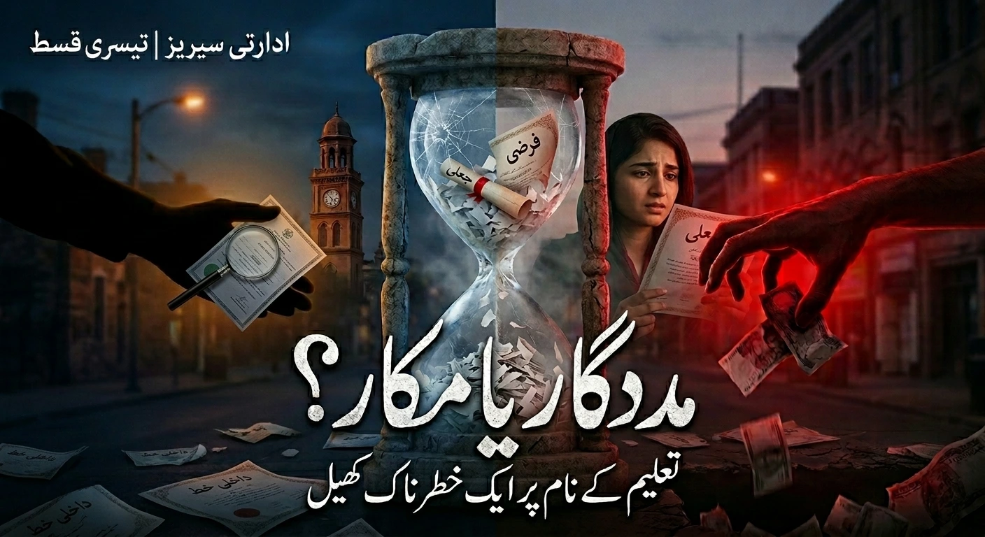 جعلی ایڈمیشن لیٹر مددگار یا مکار