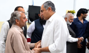 محسن نقوی کی لائبہ اعجاز کے گھر آمد