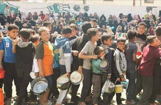 غزہ میں 5 لاکھ فلسطینی غذائی امداد
