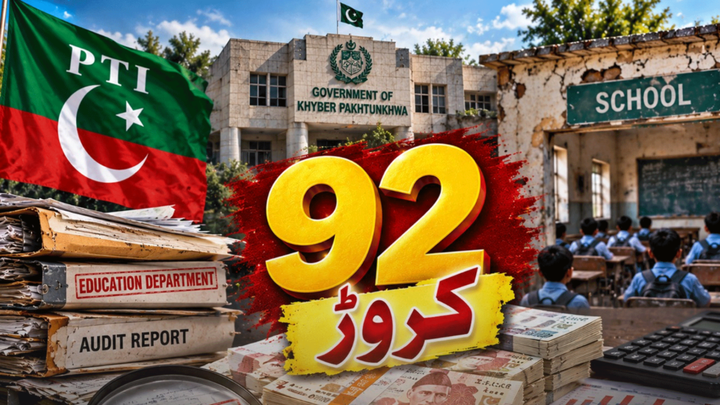 محکمہ تعلیم خیبرپختونخوا میں 92 کروڑ کی مبینہ بے ضابطگیاں